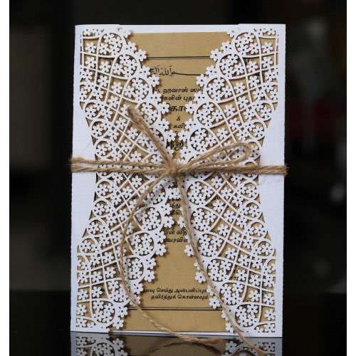 Vellum Invitation Card Beautiful Card Wedding Card Design Laser Cut